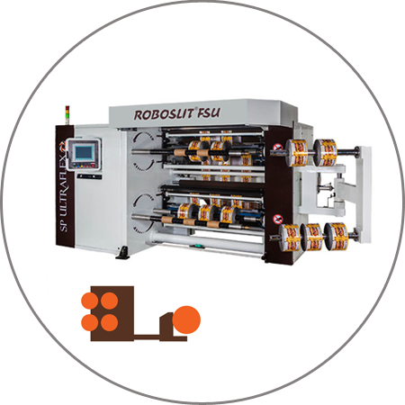 ROBOSLIT FSU - Dual Turret Slitter Rewinder Free Standing Unit