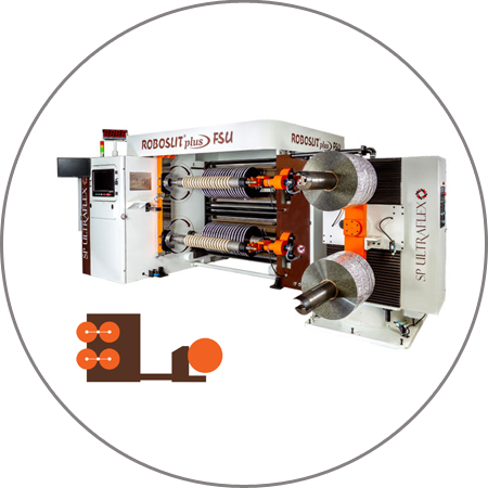 ROBOSLIT plus FSU - Dual Turret Slitter Rewinder Plus FSU