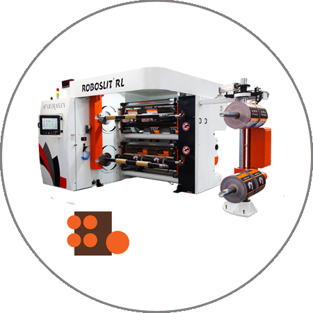 ROBOSLIT RL - Dual  Turret Slitter Rewinder Rear Loading
